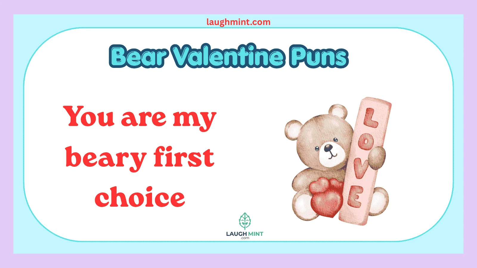 Bear Valentine Puns