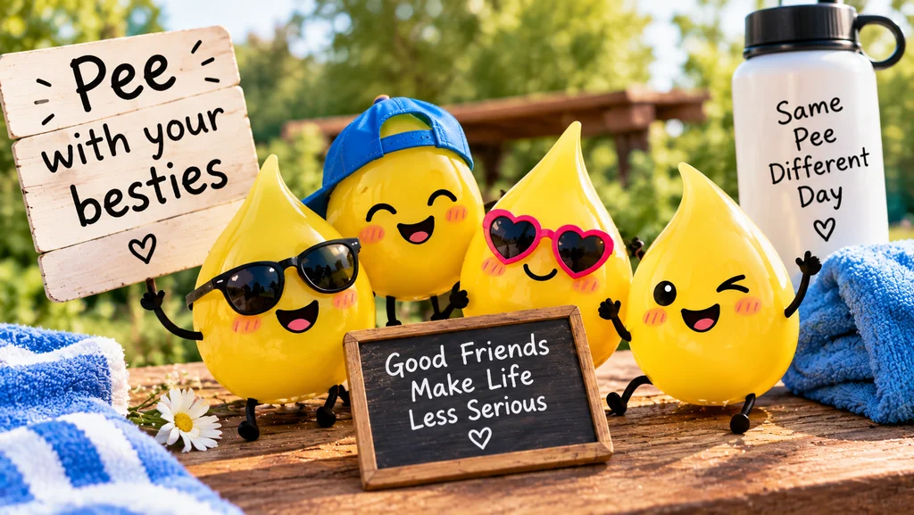 Cute Pee Puns for Friends