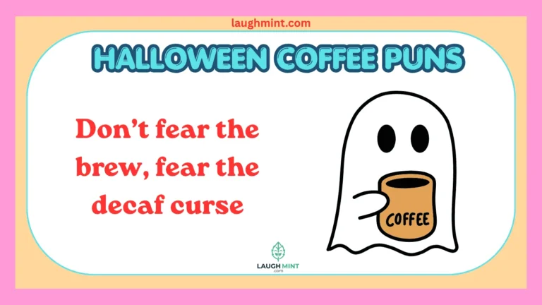 Halloween Coffee Puns