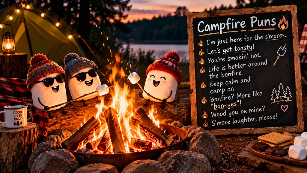 Campfire and Bonfire Puns