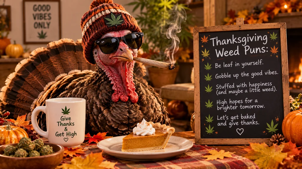 Thanksgiving Weed Puns