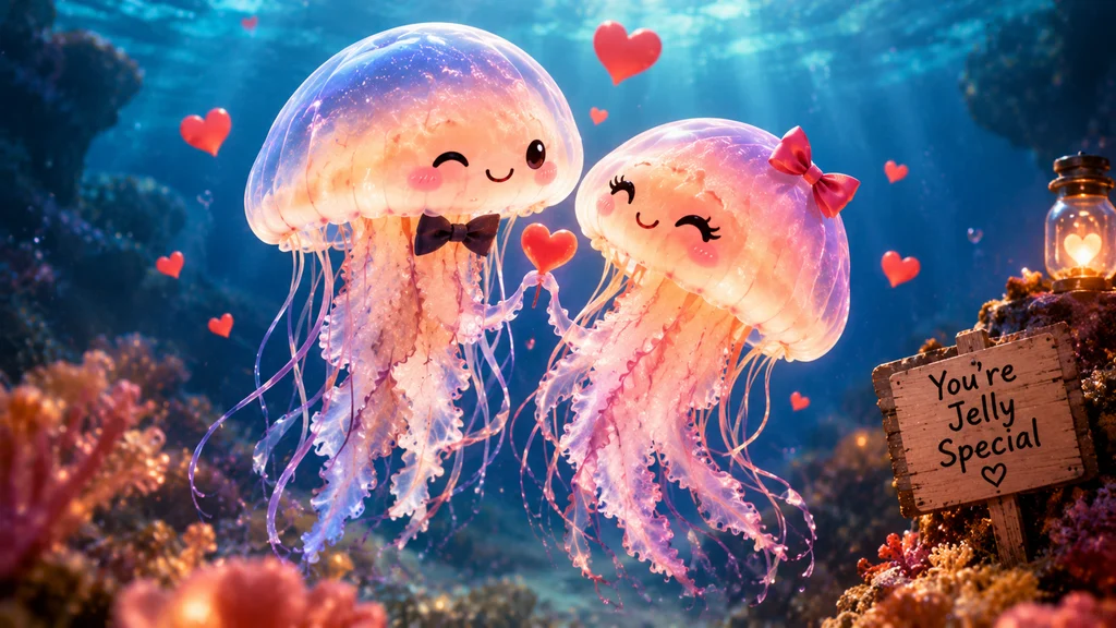 Romantic Jellyfish Puns for Love and Flirting