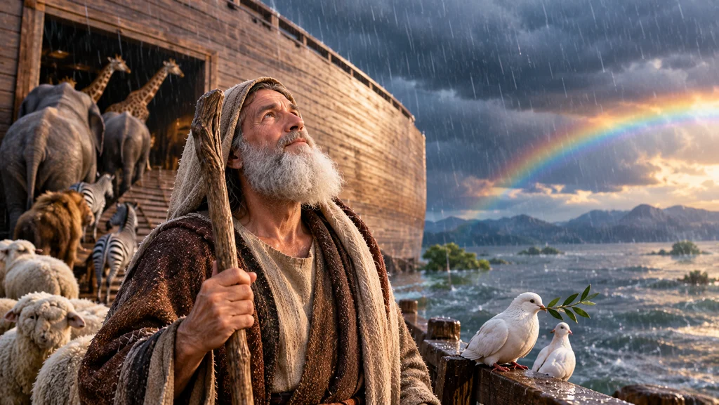 Noah Puns About Rain and Floods