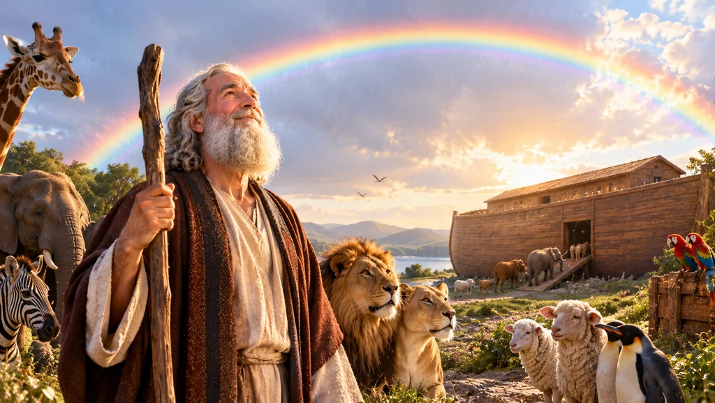 Noah Puns About Rainbows and New Beginnings