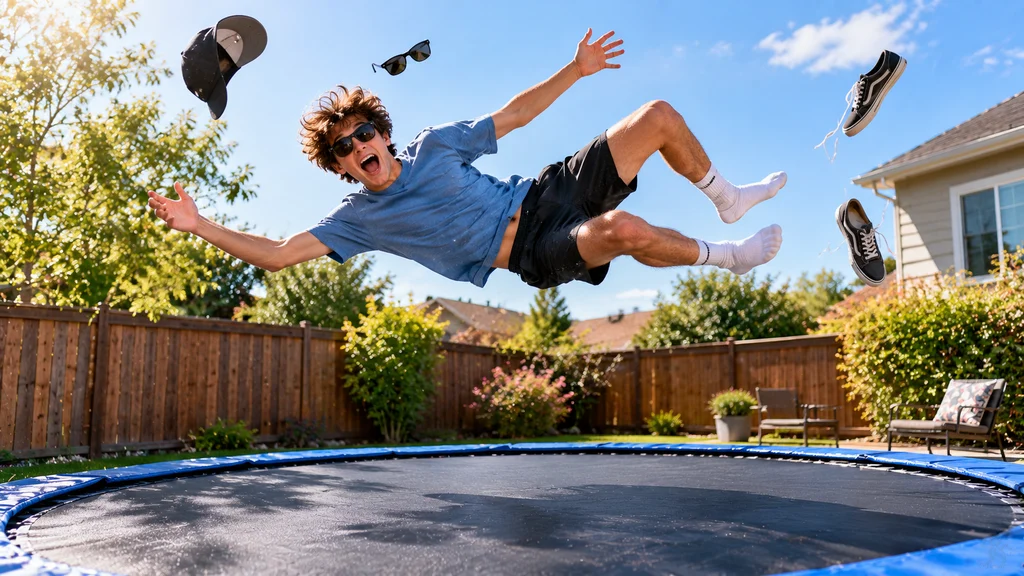Silly Trampoline Jokes About Gravity